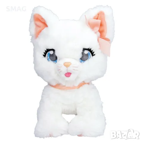 Пухкаво интерактивно коте Bella S_1227834, снимка 6 - Плюшени играчки - 48334258