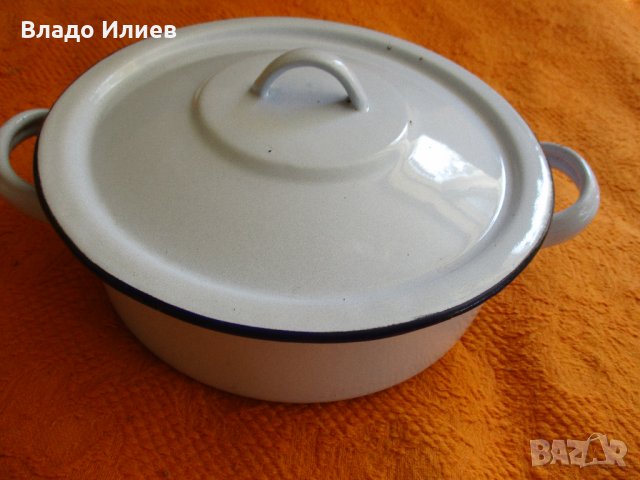 Тенджери 3 броя с различен размер нови емайлирани, снимка 17 - Съдове за готвене - 30868291