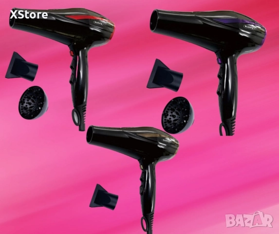 Сешоар с дифузер, 2200W, 2 скорости, 3 нива, Cool shot, снимка 5 - Сешоари - 52595098