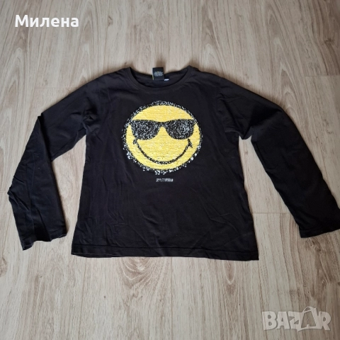 Блуза с дълъг ръкав Smiley World -146/152 см., снимка 2 - Детски Блузи и туники - 51879624
