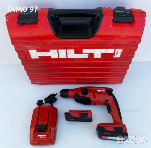 Hilti TE 2-A22 - Акумулаторен перфоратор комплект!
