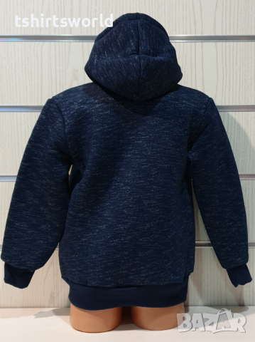 Нов детски суичър с дигитален печат Mortal Kombat, MK в цвят тъмносин меланж, снимка 3 - Детски анцузи и суичери - 36350797