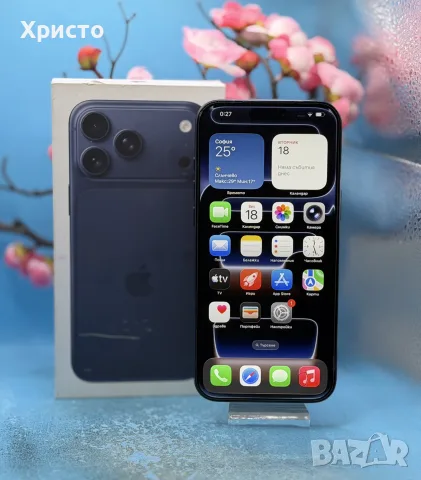 ГАРАНЦИОНЕН!!! APPLE iPHONE 17 Pro Max, 256GB, 5G, Deep Blue, снимка 2 - Apple iPhone - 55741209