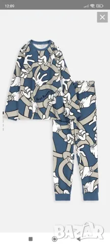 Детски памучни пижами 2 броя 146-152, снимка 6 - Детски пижами - 48649779