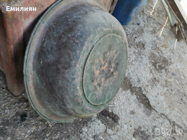 меден леген, от 1930 гд. 50 см, снимка 2 - Антикварни и старинни предмети - 53576680