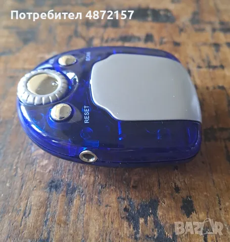 радио малко тъмно синьо със слушалки внос от Италия, снимка 3 - Радиокасетофони, транзистори - 55736954