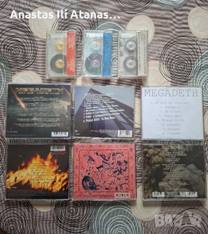 Дискове и касетки на метъл и рок групи, снимка 2 - CD дискове - 52332272