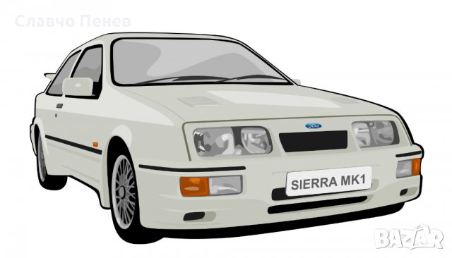 Ретро капак преден за Ford Sierra MkI (1982-1986), снимка 5 - Части - 39671548