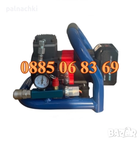 Универсален акумулаторен безчетков въздушен компресор с 2 батерии 36V 8Ah