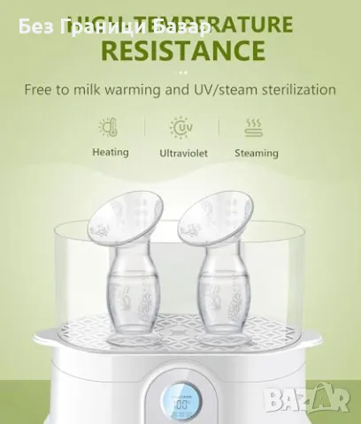 Нова Ръчна силиконова помпа за кърма без BPA – удобна и безболезнена, снимка 4 - Помпи за кърма - 49392520