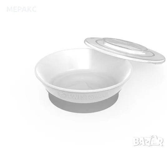 Купа за хранене Twistshake 6+ месеца бяла