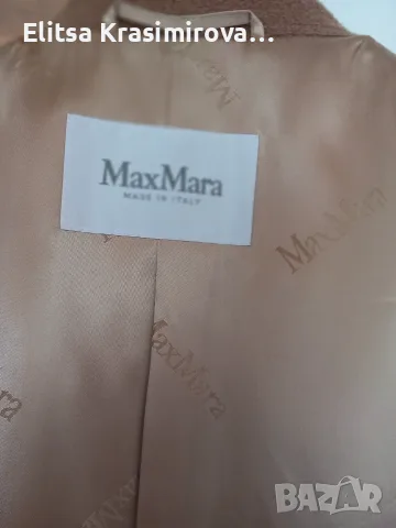 Палто Max Mara, камилска вълна, снимка 4 - Палта, манта - 56242411