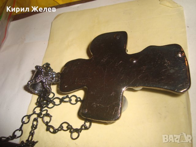 МОДЕН АРТ СРЕБРИСТ ПЕРЛЕН КРЪСТ с ВЕРИЖКА 24304, снимка 9 - Колиета, медальони, синджири - 33953305