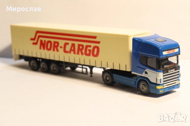 HERPA H0 1/87 SCANIA КАМИОН МОДЕЛ ТИР, снимка 5 - Колекции - 53250603