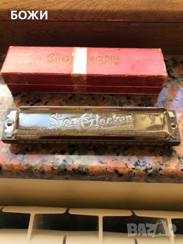 Антикварна хармоника Sieg Glocken (1910-1920 г.), снимка 2 - Антикварни и старинни предмети - 39347483