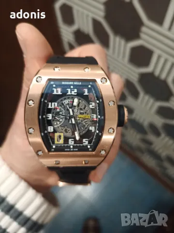 Richard mille RM 030 automatic mechanical watch gold Ричард Майли автоматичен механичен часовник , снимка 5 - Други - 48989617