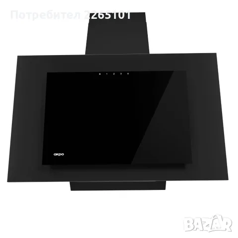 Абсорбатор, Аспиратор Akpo WK-4 Nero 60 Черен, 60 см, Капацитет: 320 м3/ч, снимка 4 - Абсорбатори - 56060791
