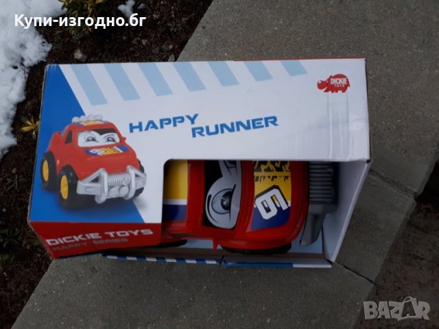 Детска играчка за 1-3 год - Dickey Toys Happy Runner, снимка 6 - Коли, камиони, мотори, писти - 36017779