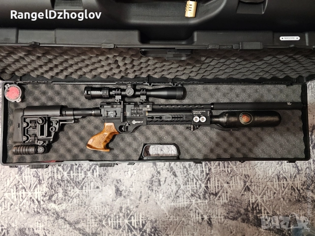 Пушка въздушна+оптика PCP Hatsan Factor Sniper S, 6.35mm - cal .25