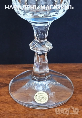 ZWIESEL - GERMANY - Кристални чаши сервиз вино чаши ракия шампанско кристал 11 чаши , снимка 8 - Други ценни предмети - 53801457