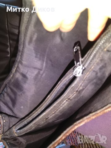 Marc Chantal маркова френска чанта за през рамо женска от естествена кожа 26х26х12см, снимка 15 - Чанти - 41496152