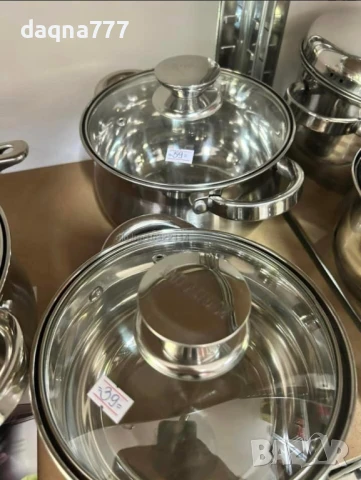 Швейцарски тенджери и тигани най-висок клас неръждаема стомана 🇧🇪 Идея за подарък, снимка 5 - Прибори за хранене, готвене и сервиране - 50444948