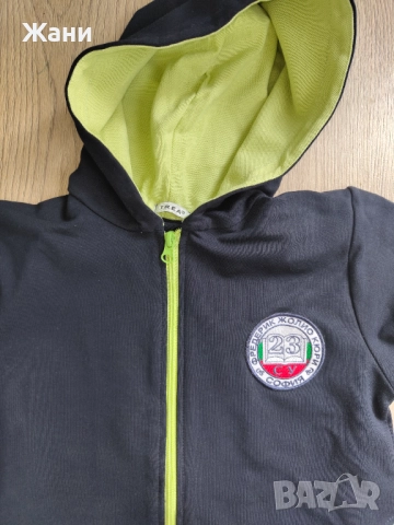 Тъмносин суитшърт за училище 23 СУ 