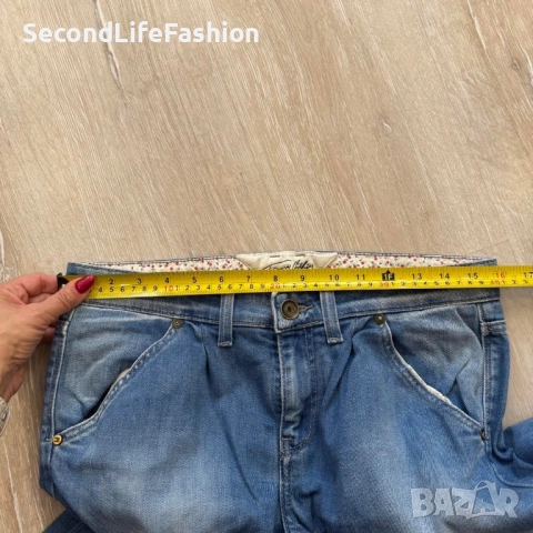 Дамски дънки Tommy Hilfiger с ниска талия размер 29, сини, снимка 6 - Дънки - 52574343