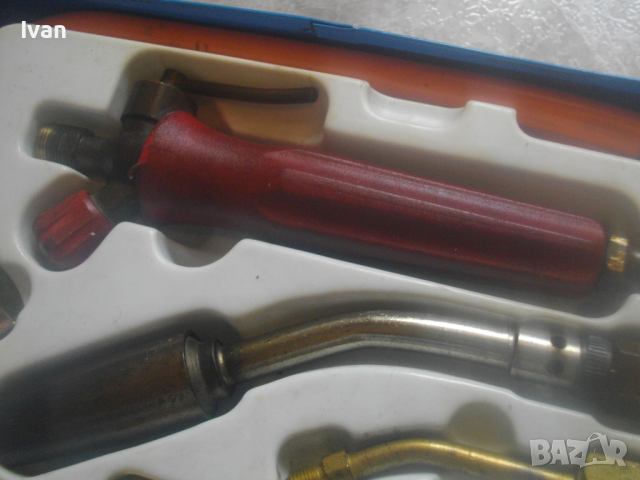 Made in ITALY-Газ Пропан-Бутан К-т Горелки/Поялници-Профи-20 Части-Старо Качество-CFH TURBO PROFI , снимка 8 - Поялници и запояване - 44921601