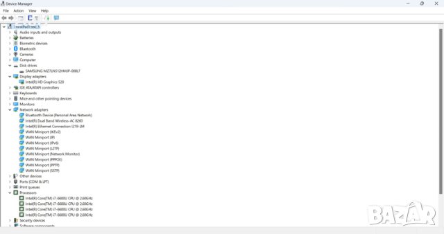 Lenovo ThinkPad T560 15.6 Full HD i7-6600U 2.60GHz/RAM 16GB/SSD 240GB /Win 11 Pro, снимка 8 - Лаптопи за работа - 40532285