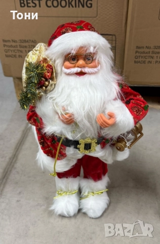 Внеси коледно вълшебство у дома – фигура на Дядо Коледа, снимка 3 - Декорация за дома - 52451507