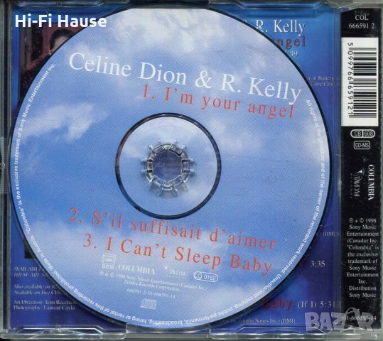 Celine Dion&R.Kelly, снимка 2 - CD дискове - 36002336