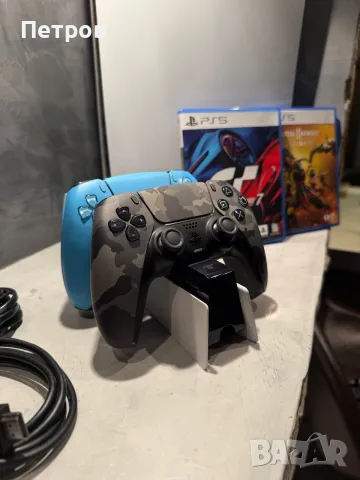 КАТО ЧИСТО НОВ PS5 Disc + 2 джойстика + много подаръци, снимка 6 - PlayStation конзоли - 56005176