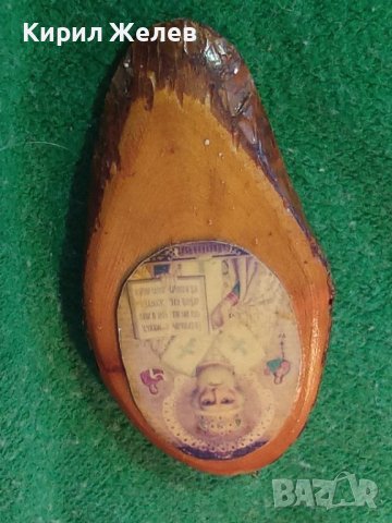 СТАРА ДЪРВЕНА ИКОНКА ПРАВОСЛАВНА Св. НИКОЛА 12491, снимка 3 - Други ценни предмети - 36224313