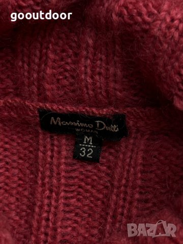 Дамски пуловер с висока яка Massimo Dutti wool blend high collar sweater, снимка 3 - Блузи с дълъг ръкав и пуловери - 42609213