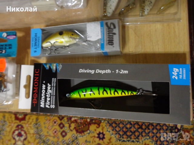 Тройни куки Owner,воблери(Salmo Hornet),кутия,силикони., снимка 6 - Такъми - 52502795