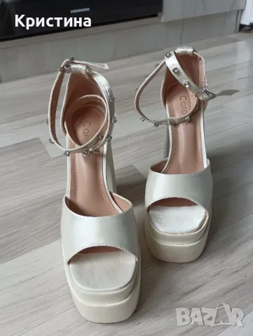 Сандали на ток-бели, снимка 9 - Сандали - 50386494