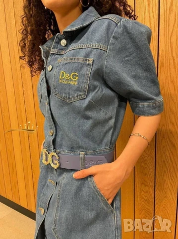 рокля деним dolce gabbana , снимка 2 - Рокли - 51305442