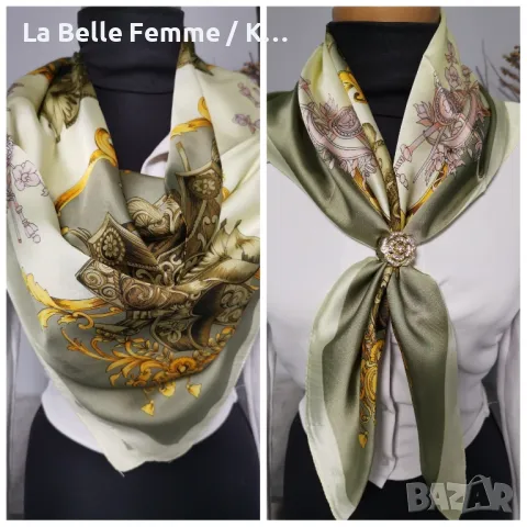 Дамско фишу с размер 70/70 см. 