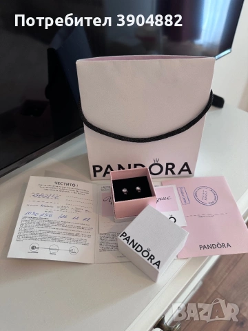 Обеци Пандора, снимка 2 - Обеци - 53339534