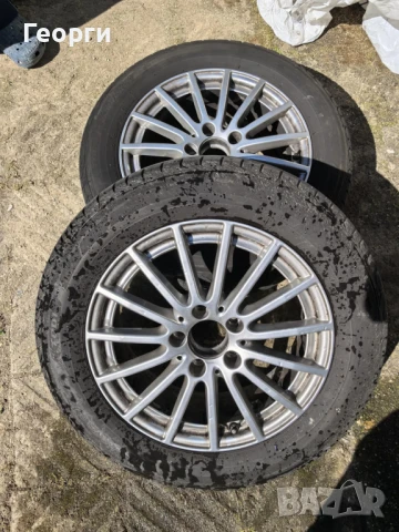 Джанти 16ки за Мерцедес + гуми BRIDGESTONE TURANZA, снимка 2 - Гуми и джанти - 50740202