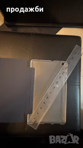 Калъф за Galaxy Tab A 8.0 (2019) Тъмносиньо Три-сгъваемо за Таблет Samsung, снимка 5 - Калъфи, кейсове - 48330575