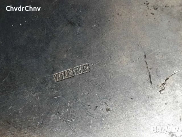 Малка стара ВМФ посребрена кутия за бижута Арт Нуво/WMF бижутерка 12x9x9см, снимка 9 - Антикварни и старинни предмети - 50524410