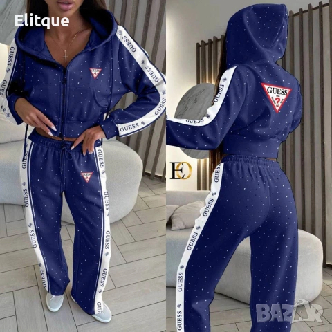 дамски екипи с камъни guess , снимка 5 - Спортни екипи - 53359380