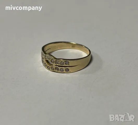 Златен пръстен 2.42гр., снимка 2 - Пръстени - 48309120