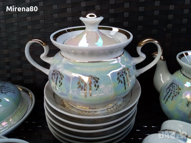 Винтидж сервиз за чай - СССР - нов !, снимка 2 - Сервизи - 52552590