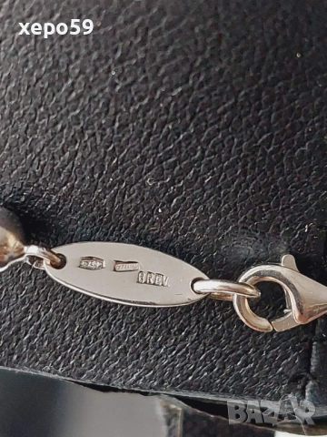 Дамско златно марково колие с брилянти,корал,бяло злато 18к., снимка 12 - Колиета, медальони, синджири - 53130689