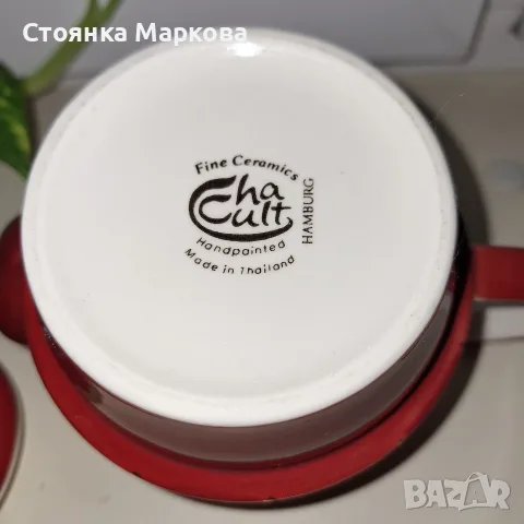 Комплект за чай от 3 части-CHA CULT-Тайланд, снимка 5 - Сервизи - 55884679