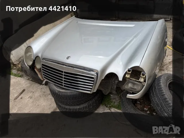 Преден капак за Мерцедес Е-класа W210 - очиларка, снимка 1