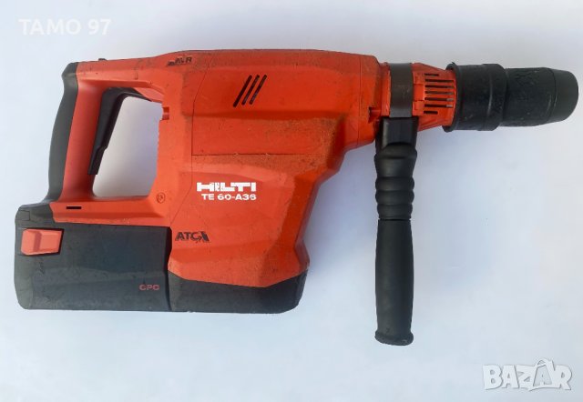 ТОП ОФЕРТА! Hilti TE 60-A36 ATC 2x36V 9.0Ah - Акумулаторен комбиниран къртач SDS MAX, снимка 3 - Други инструменти - 41026138